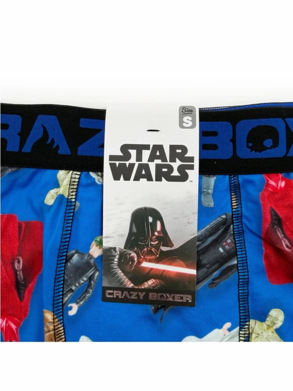 Star Wars Crazy Boxer Briefs Mens Size Small Underwear R2-D2 C-3PO Darth Vader